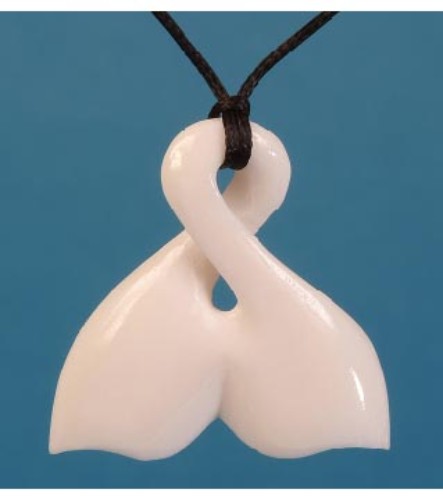 Pendant - Whale Tail Twist