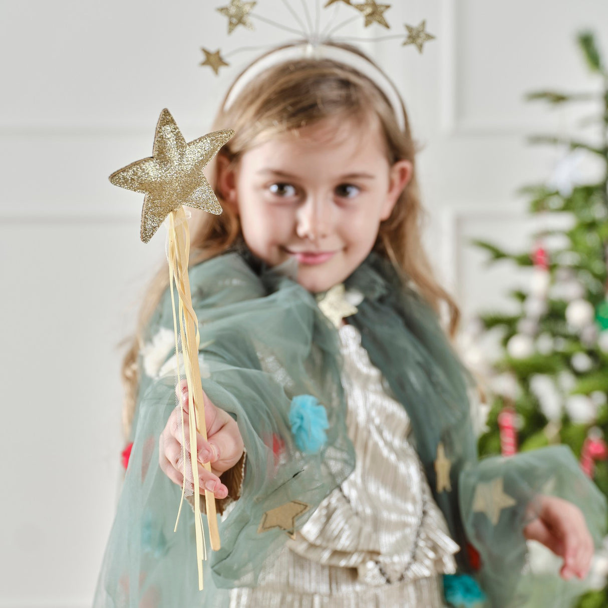 Fairy Wand - Fancy Dress Gold Star