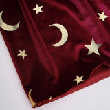 Magician Costume Cape - Fancy Dress Burgundy Velvet