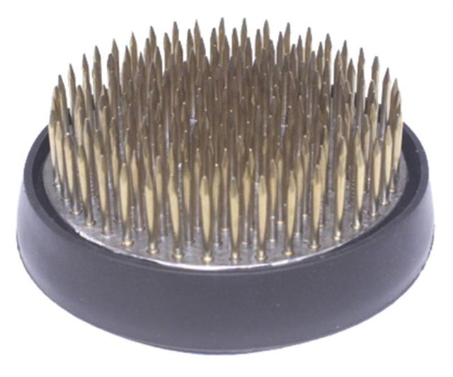 Flower frog with 169 copper pins, 13mm height, ideal for stable and elegant floral arrangements.
