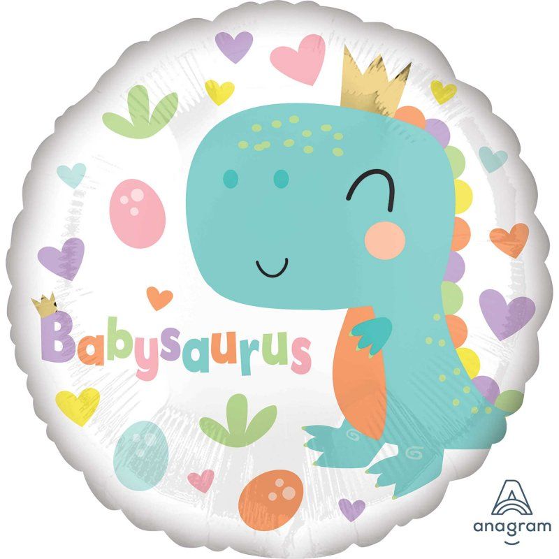 Foil Balloon - Standard HX Babysaurus Dinosaur (45cm)