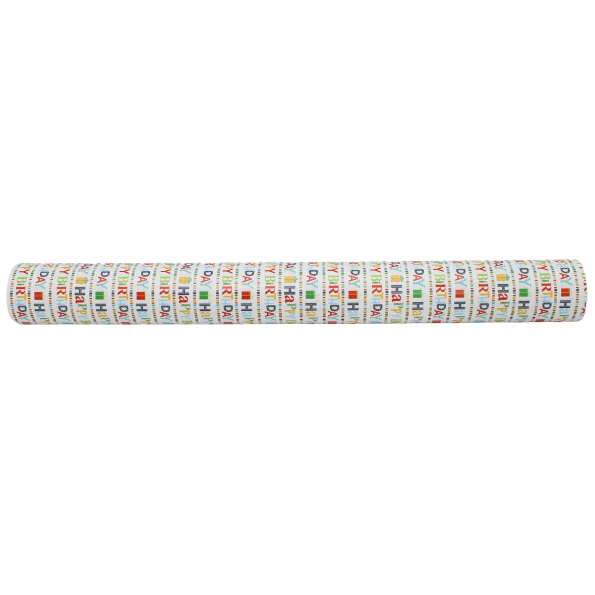 Gloss White Gift Wrapping Paper Happy Birthday