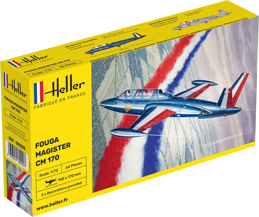 Heller: 1:72 Fouga Magister CM 170