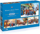 Gibsons: Winter About Town (4 x 500pc Puzzle)