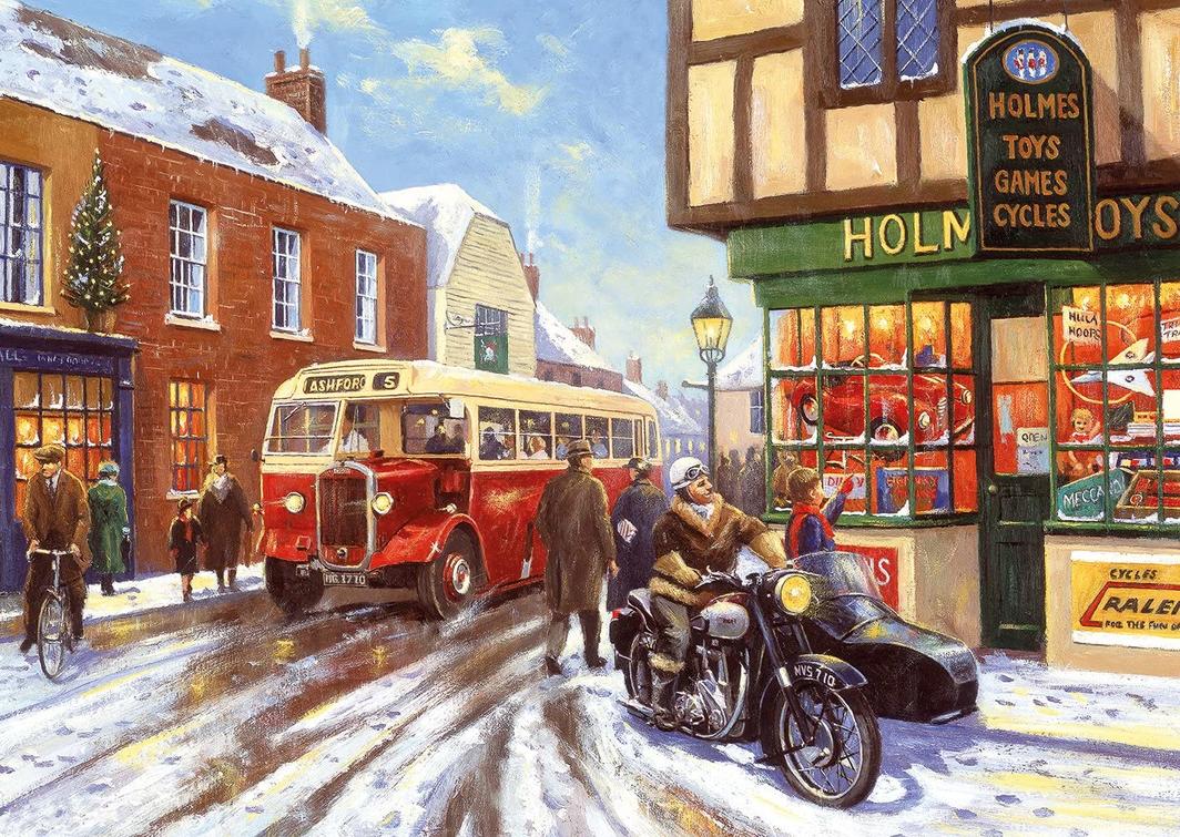 Gibsons: Winter About Town (4 x 500pc Puzzle)