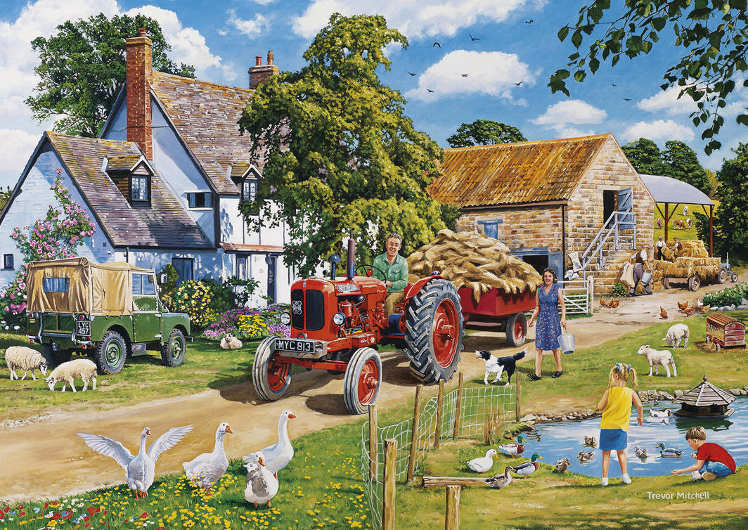 Gibsons: The Farmer's Round (4 x 500pc Puzzle)