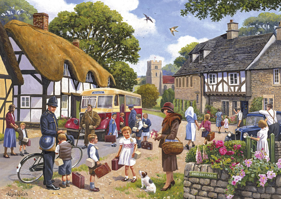 Gibsons: The Evacuees (4 x 500pc Puzzle)