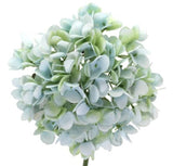 Artificial Single Stem Hydrangea - Blue (34cm)