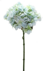 Artificial Single Stem Hydrangea - Blue (34cm)