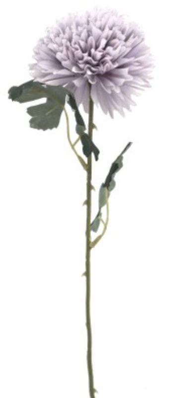 Lavender artificial dandelion flower ball, 54cm, perfect for elegant home decor and low-maintenance arrangements.