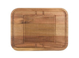 Acacia Carving Board with Meat Rest & Juice Groove - Salter BW14194