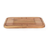 Acacia Carving Board with Meat Rest & Juice Groove - Salter BW14194