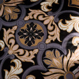Velvet Cushion Cover 55x55cm Black Festivo - LLB