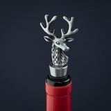 Stag Wine & Bottle Stopper Matt Pewter - Taylors Taproom