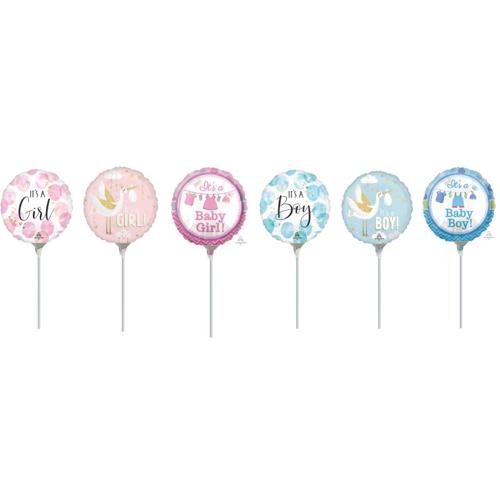Baby Shower Foil Balloon Mix 10cm 25 Pack - Anagram