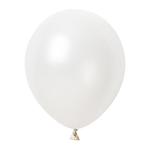 Pearl White Latex Balloons 12cm 50 Pack - Anagram Australia