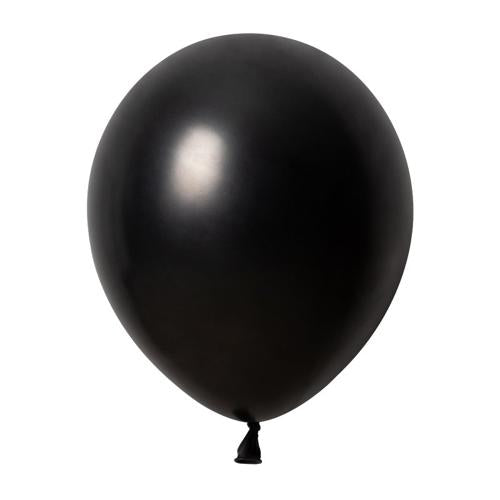 Metallic Black Latex Balloons 30cm 25 Pack - Anagram Australia