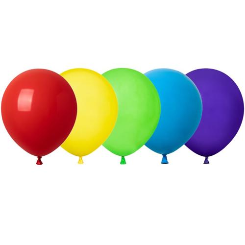 Assorted Brights Latex Balloons 30cm 25 Pack - Anagram Australia
