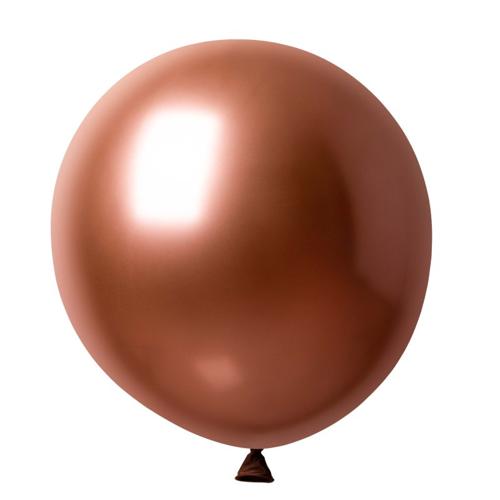Satin Luxe Rose Gold Latex Balloons 60cm 3 Pack - Anagram Australia