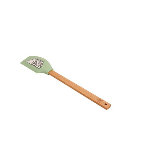 Spike Silicone Spatula with Beech Handle - Sage - Scion