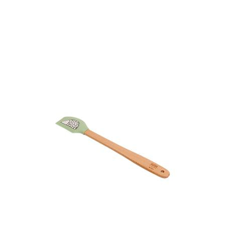 Spike Mini Silicone Spatula with Beech Handle - Sage - Scion