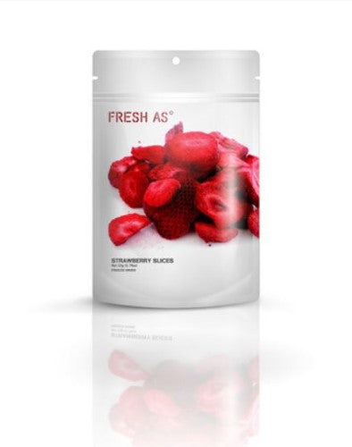 Strawberry Slices Freeze Dried 100 Gram Fresh As - Packet