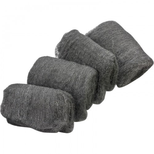 Steel Wool Fine 4 Pack - For Metal Polish And Clean - Packet