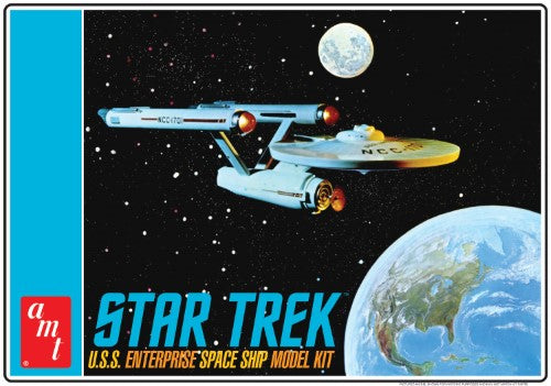 1/650 scale plastic model kit of the USS Enterprise, featuring detailed parts for enthusiasts and beginners alike.