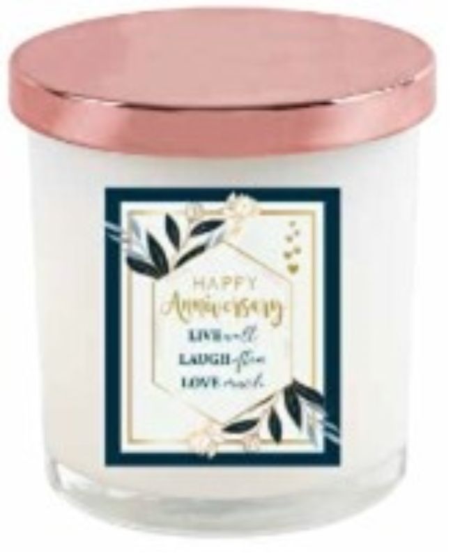 CANDLE - ANNIVERSARY ROSE GOLD LID