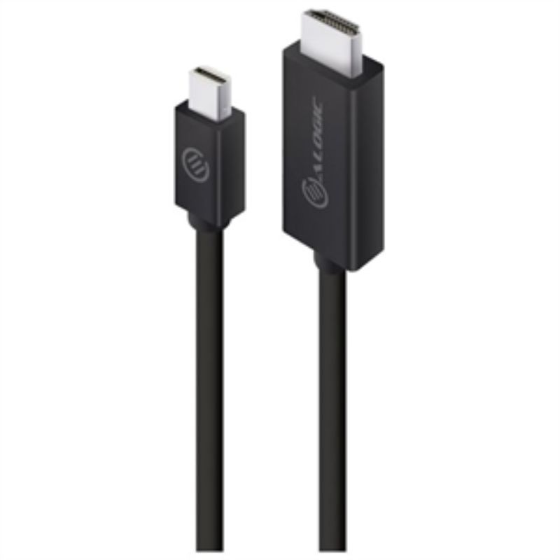 Alogic 1m Mini DisplayPort to HDMI Cable - Male to Male, Full HD 1920x1080, Elements Series