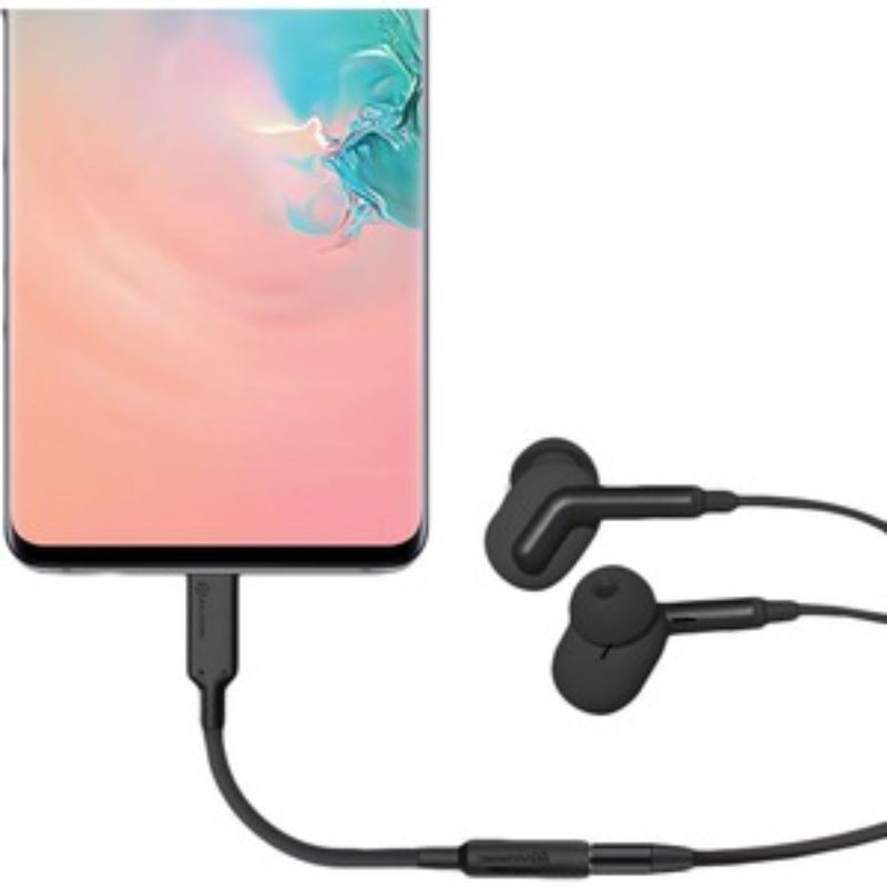Alogic Elements Pro USB-C to 3.5mm Audio Adapter - 10cm - Black - 10 cm Mini-ph