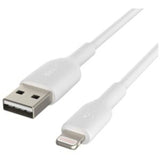 Belkin 1m MFi Certified Lightning to USB-A Cable for Fast Charging & Data Transfer - White