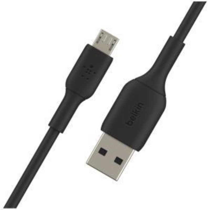 Belkin BOOST CHARGE 1M USB-A to Micro-USB Cable - High-Speed Charging & Data Transfer, Black