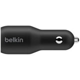 Belkin Dual USB-C Auto Adapter - 18W Fast Charger for 12V Car - 5V Output for Devices