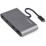 Startech Thunderbolt 3 Mini Dock: Dual 4K 60Hz Portable Adapter with USB-A & Gigabit Ethernet