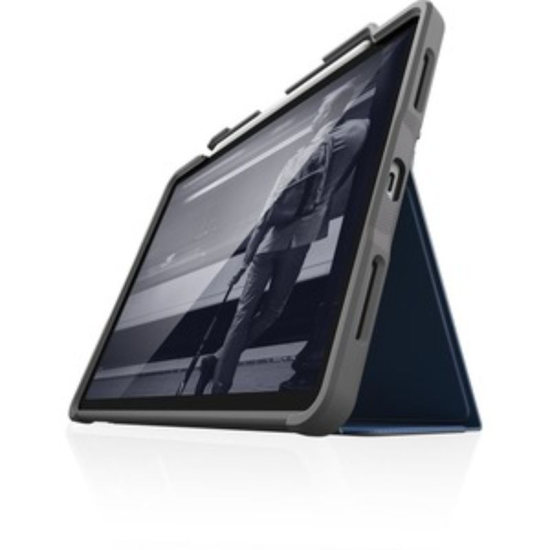STM Dux Plus Carrying Case for iPad Air 4th Gen - Water, Drop & Spill Resistant - Midnight Blue