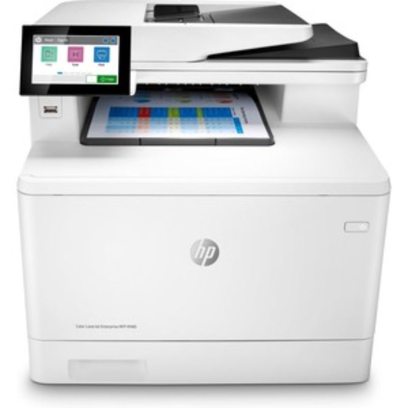 HP LaserJet Enterprise M480f Colour Multifunction Printer - Fast Printing, Scanning, Faxing