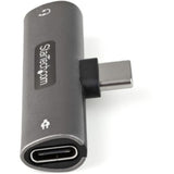 StarTech.com USB-C to 3.5mm Audio Adapter with 60W Power Delivery & Quick Charge