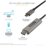 4K USB C to HDMI Cable Adapter 3ft - 60Hz HDR10 - UHD HDMI 2.0b for MacBook, iPad, TV