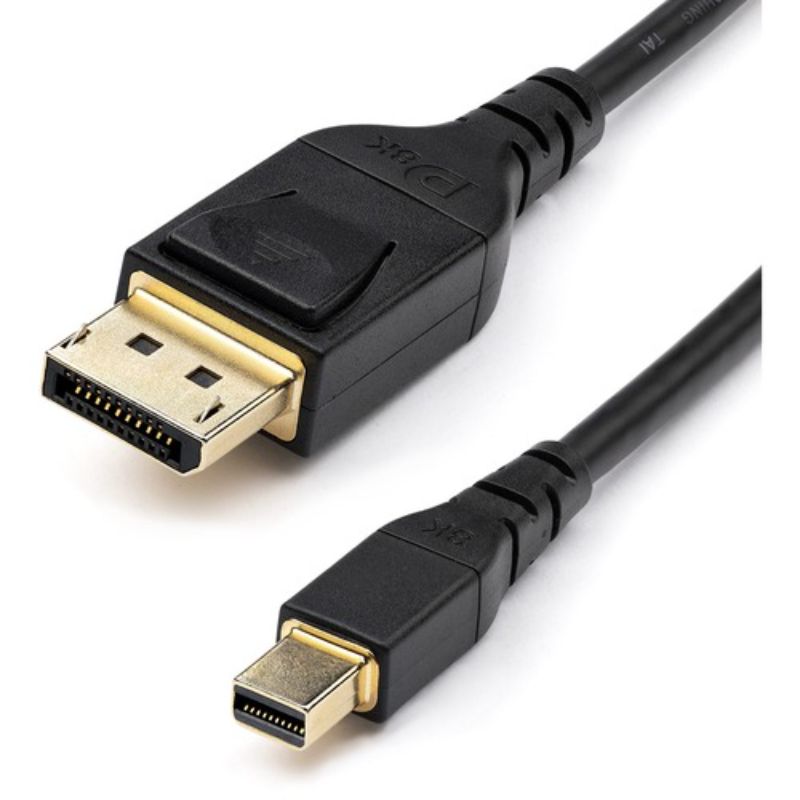 StarTech.com 1m Mini DisplayPort to DisplayPort Cable - 8K Video, Gold Plated, VESA Certified