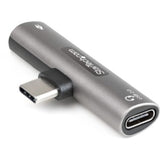 StarTech USB-C Audio & Charging Adapter - 60W Power Delivery, Audio & Data USB-C Connector