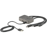 StarTech.com 4K Mini DisplayPort/HDMI/USB-C Adapter - Type C Male to HDMI & Mini DisplayPort