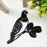 Acrylic Wall Art - Black Kereru 2 (18.9cm) - Kiwiana