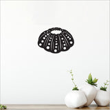 Acrylic Wall Art - Black Kina 2 (18cm) - Kiwiana