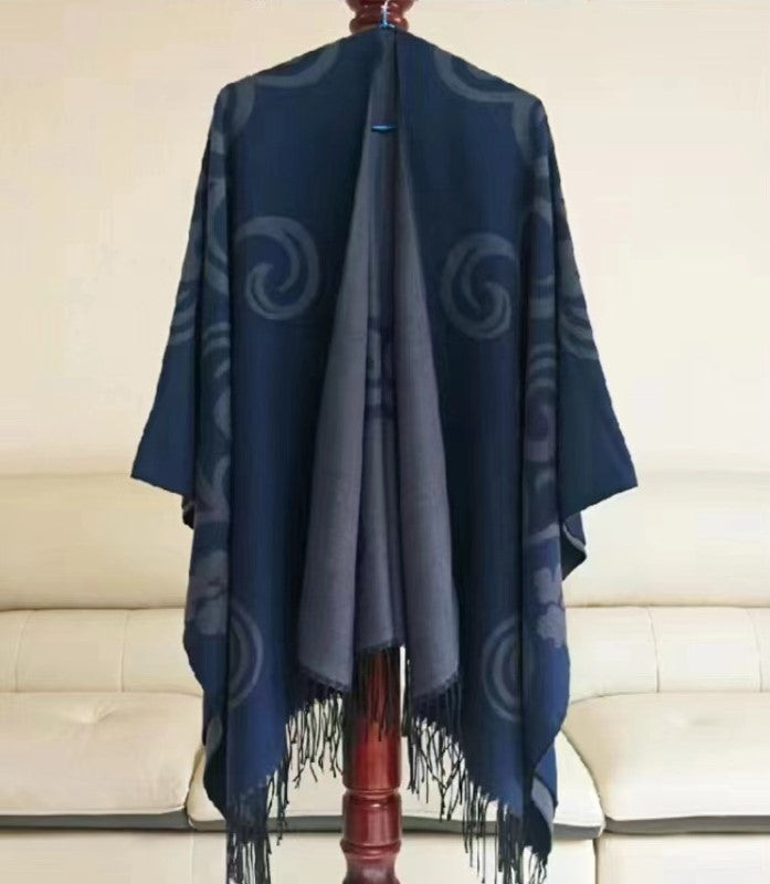 Cape With Curls Design - TURQUOISE