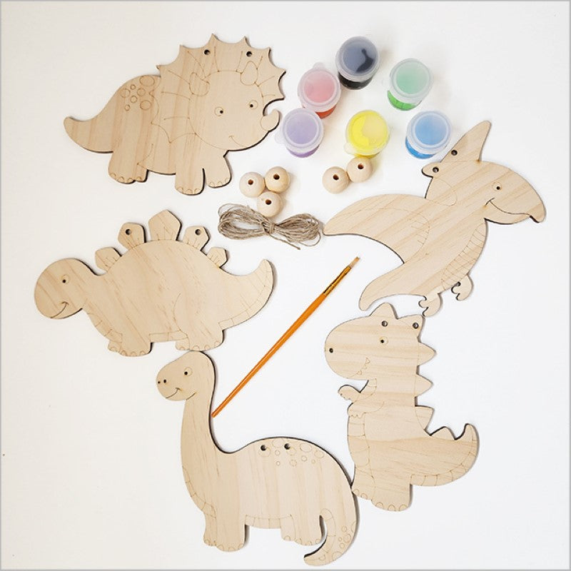 Pine DIY Paint Kit - Dinosaurs Garland