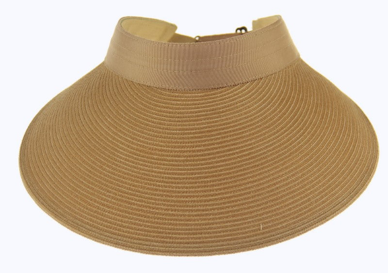 Hat - Wide Brim Visor Camel - CAMEL