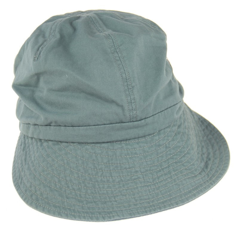 Hat - Visor Cap Style Hat Cotton - BLUE
