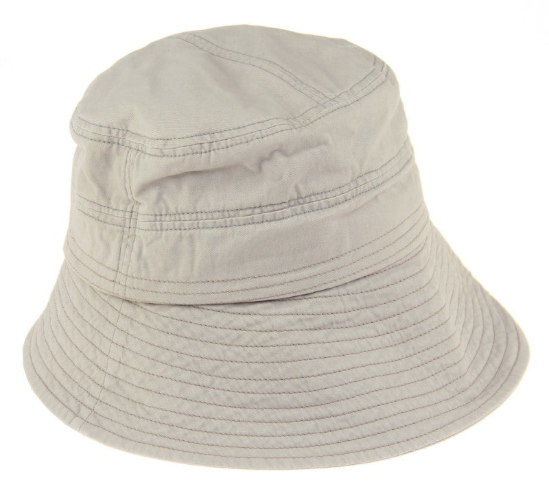 Hat - Cloche Bucket Hat Cotton - GREY