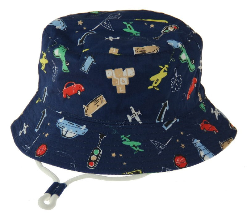 Hat - Car Kids Bucket Hat 50cm Hat - 50cm - Set of 2